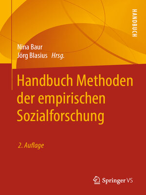 cover image of Handbuch Methoden der empirischen Sozialforschung
